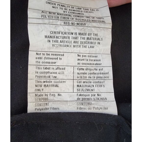 Cat Print Drawstring Gym Bag With Purple Background & Black Straps - Picture 4 of 5